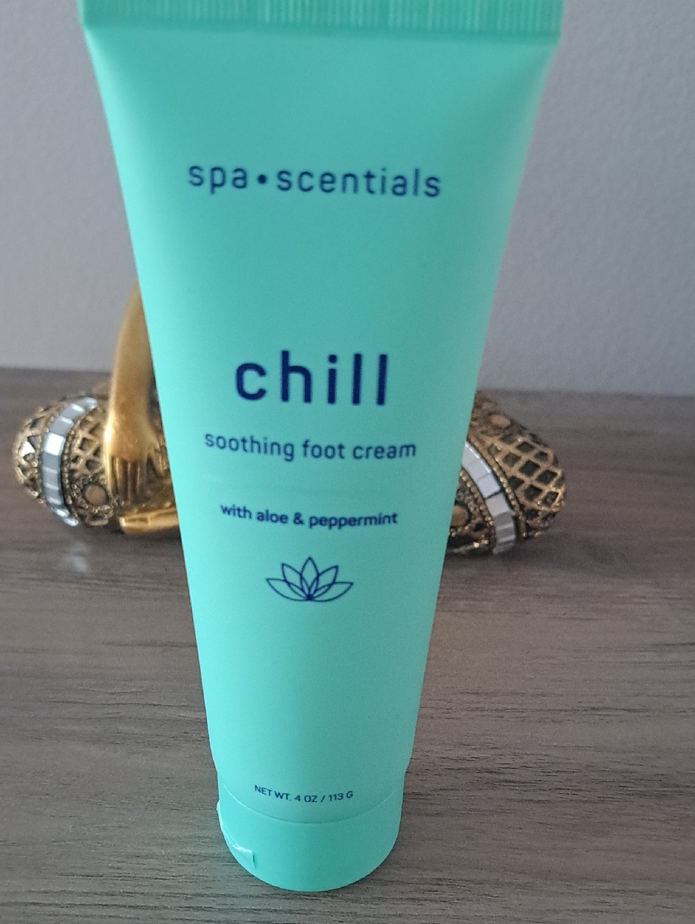 Spa Scentials Chill Soothing Foot Cream - Mint Green